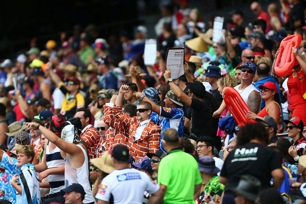 Big crowds for the Nines at Eden Park.