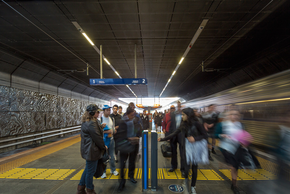 The new station at New Lynn.