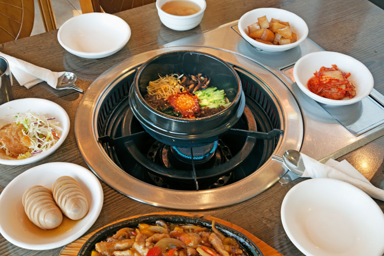 Korean dish at Bon Ga Ne restaurant