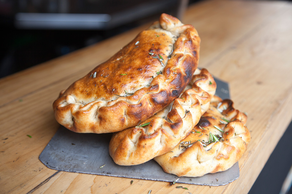 Calzone at Dragonfired, Waiheke