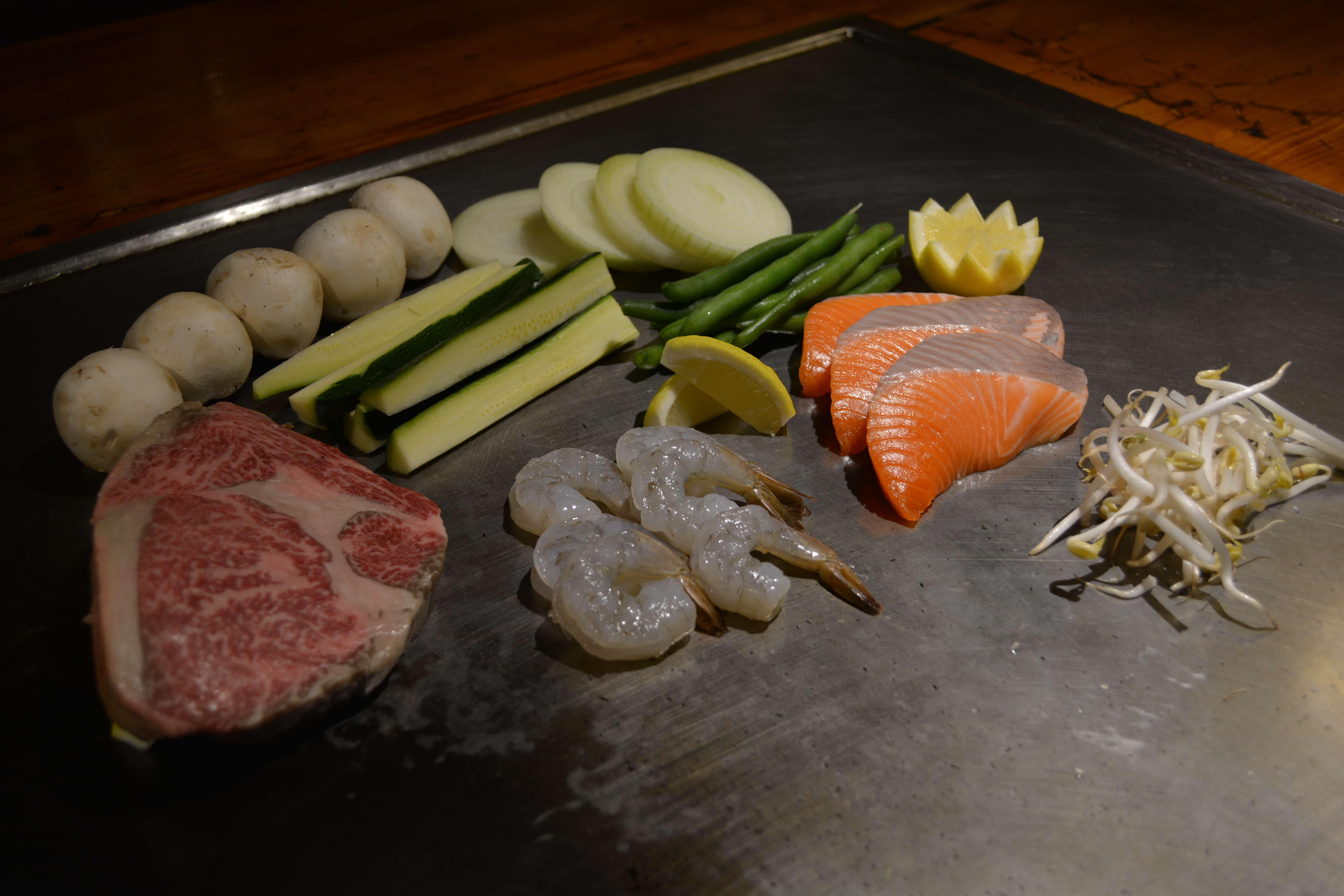 Wagyu teppan yaki at Daikoku on Quay. Photo: Delaney Mes for Metro. All rights reserved.