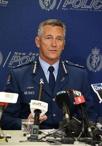 New Zealand Police Commissioner Mike Bush