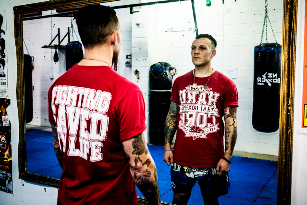 Muay Thai boxer Richie Hardcore.