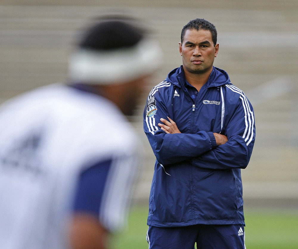 Blues coach Pat Lam 2012