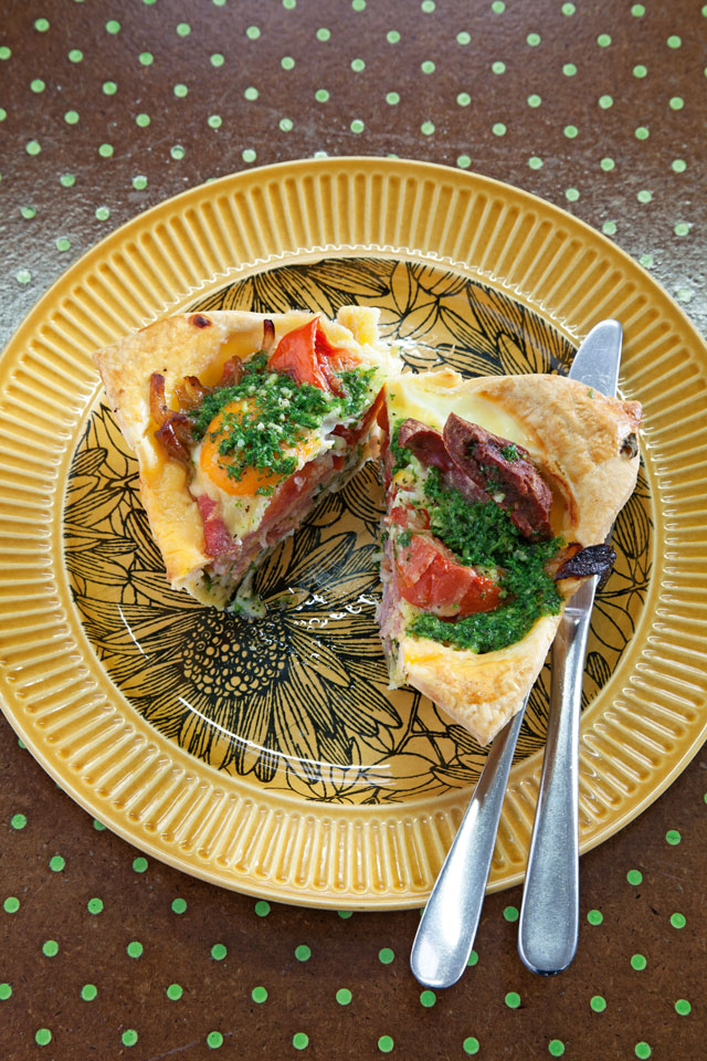 Cafe Supreme's breakfast pie Cafe Supreme's breakfast pie