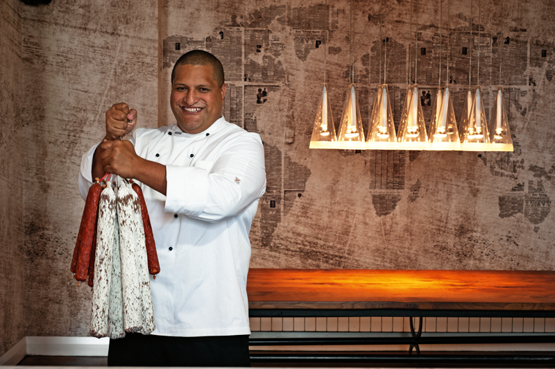 Chef Lennox Bull at Prego restaurant, Auckland