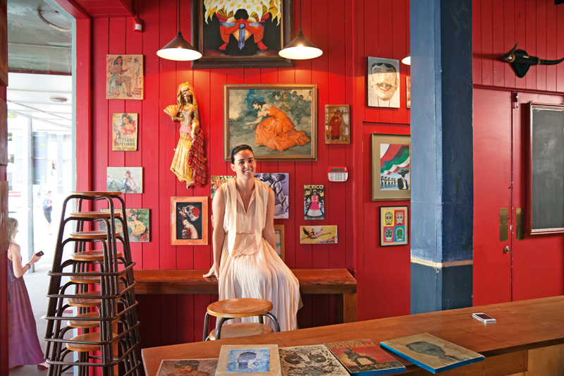 Owner Mimi Gilmour at Mexico restaurant, Auckland