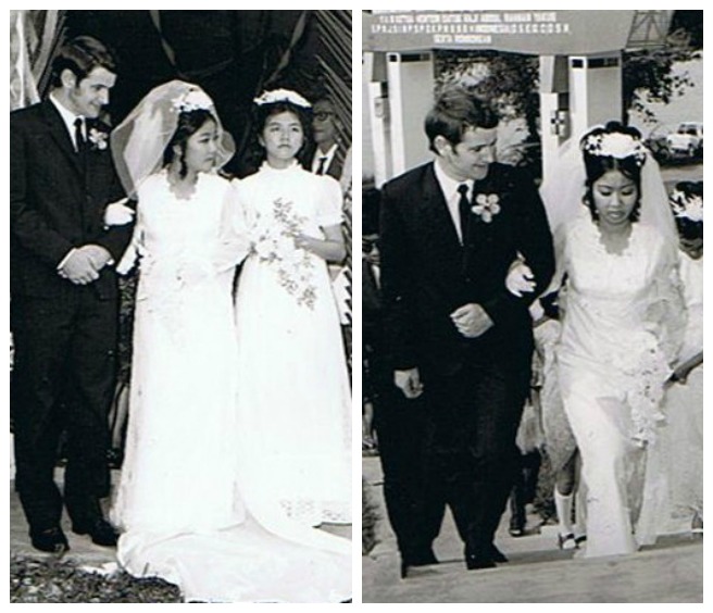 Anthony and Mary Canton on their wedding day in 1972.