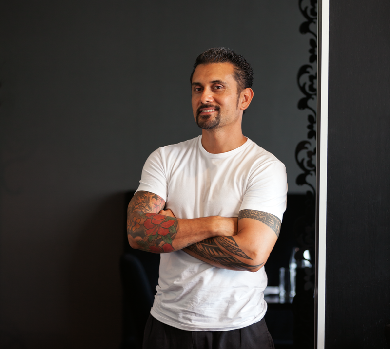 Chef and owner Michael Meredith at Merediths, Auckland