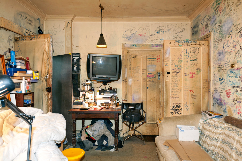 Interior of Derek King's house, Auckland