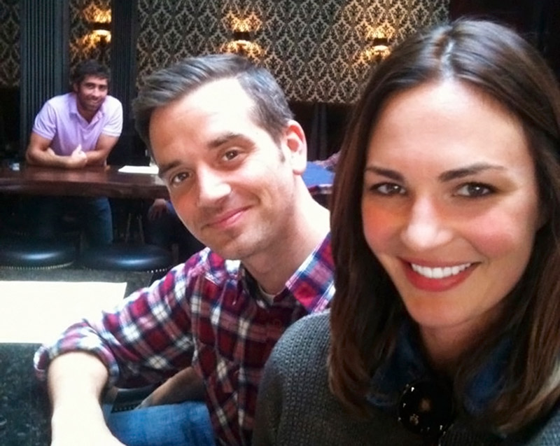 Barnaby Jack with his girlfriend Layne Cross