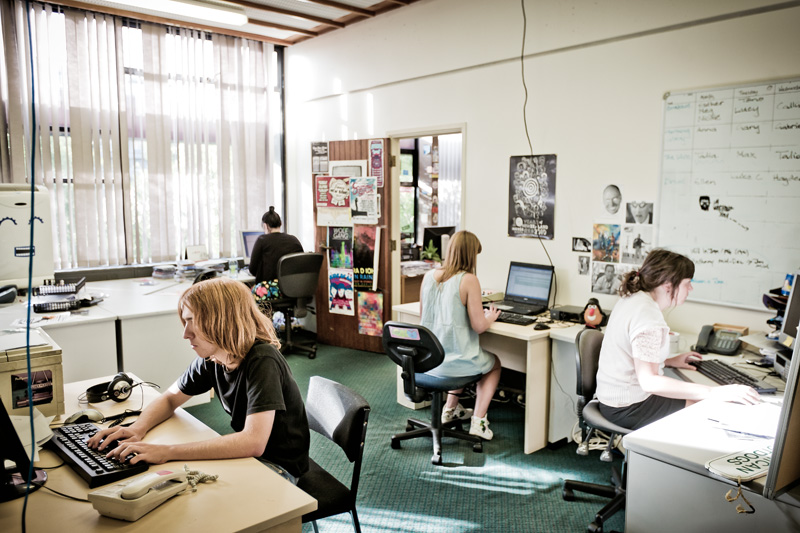 The bFM office