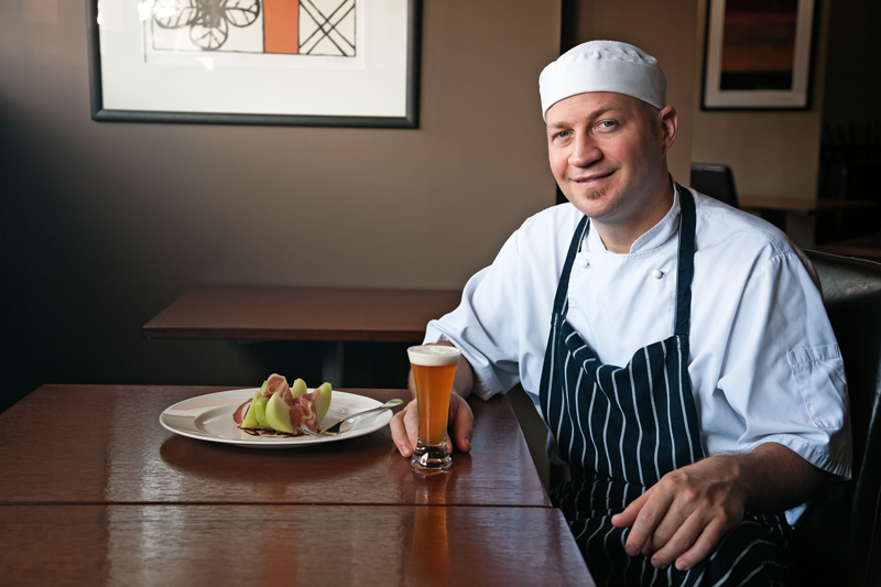 Chef Jeremy Schmid at Two Fifteen restaurant, Auckland