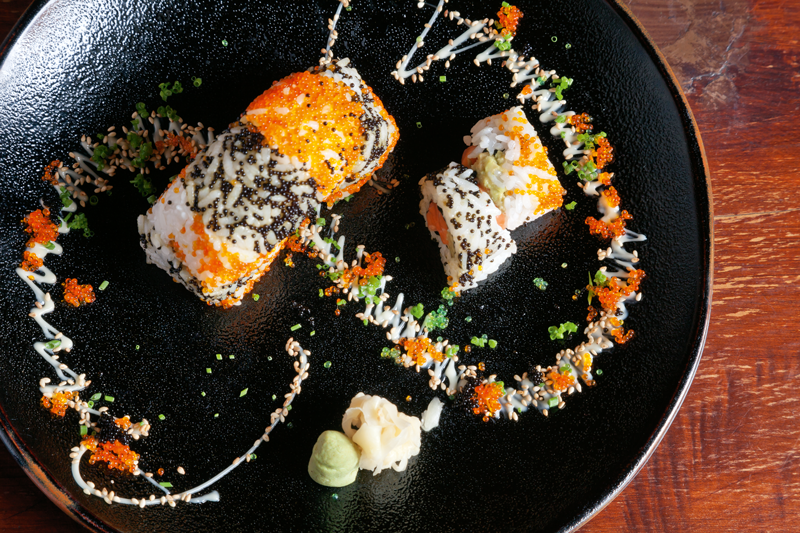 Dish at Kura restaurant, Auckland