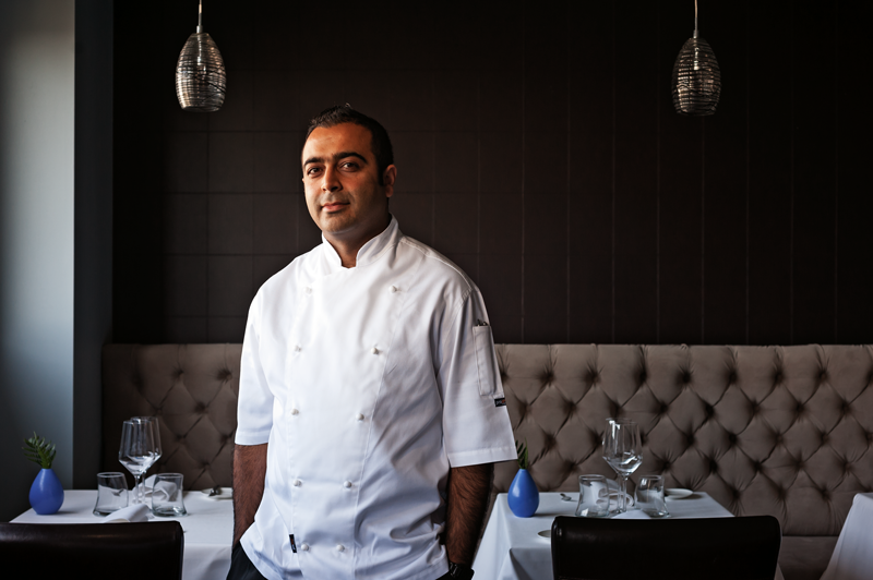 Chef Sid Sahrawat at Sidart restaurant, Auckland