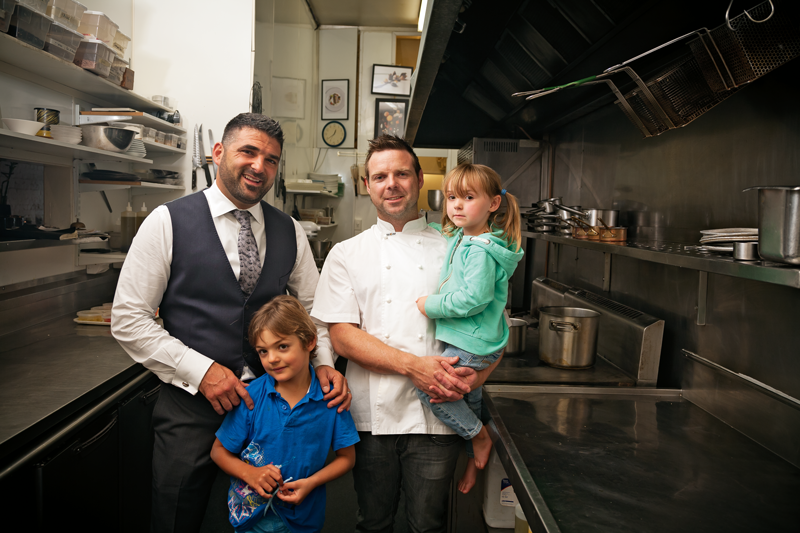 Michael Dearth, Ben Bayly and Bayly's children at <a href=