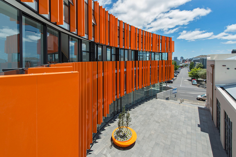 Urban Design Orange Carnation Hall