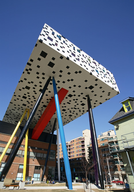 Good design attracts people: British architect Will Alsop's building at the Ontario College of Art and Design in Toronto is credited with causing a 300 per cent jump in student applications. 