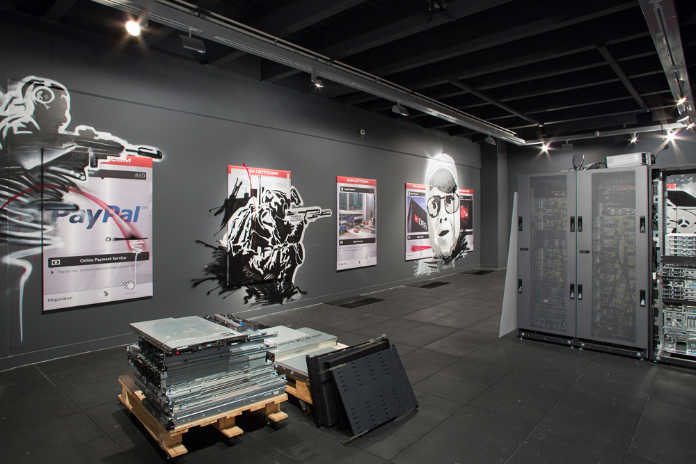 Simon Denny: The Personal Effects of Kim Dotcom, Adam Art Gallery