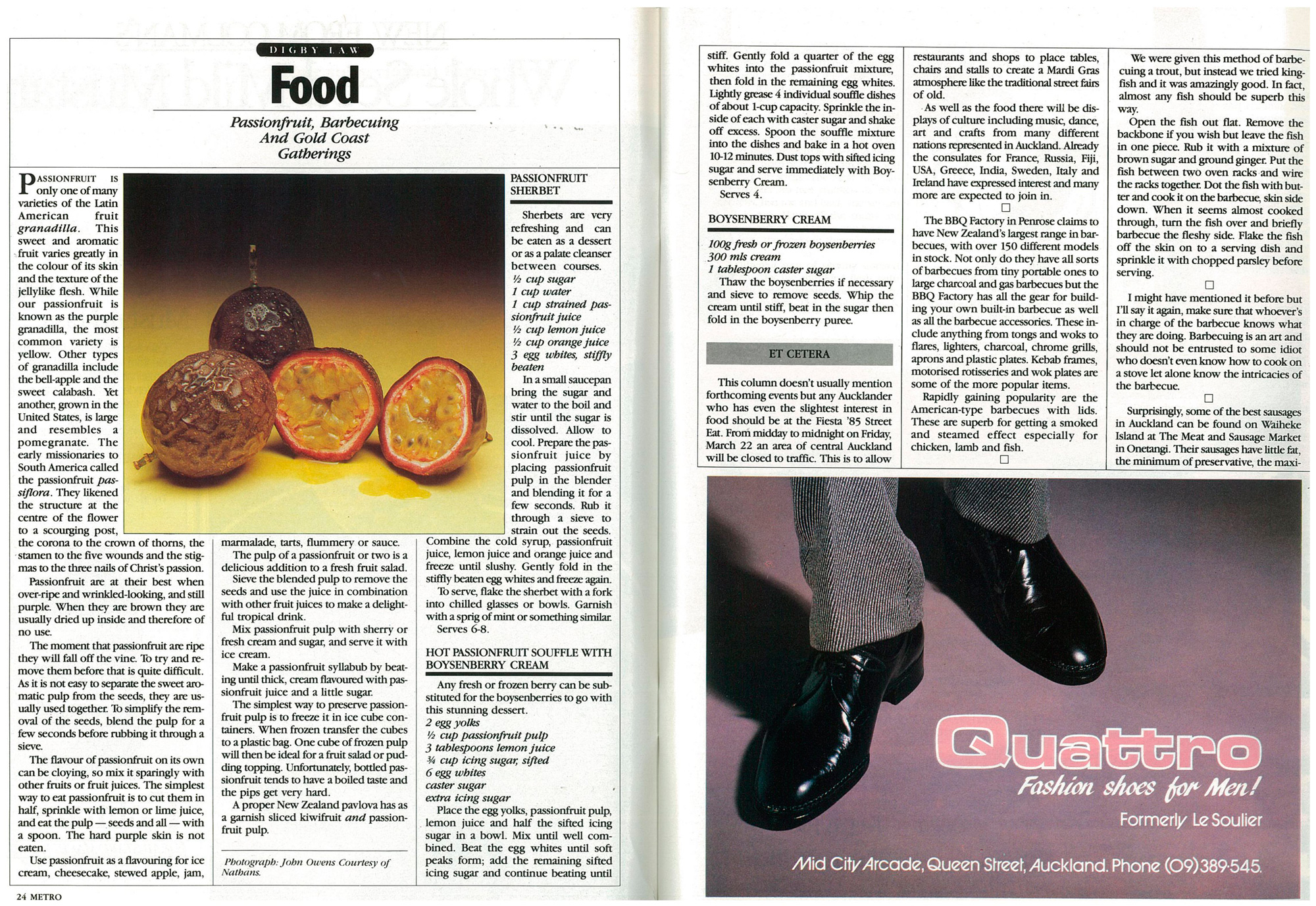 1985 issue of Metro