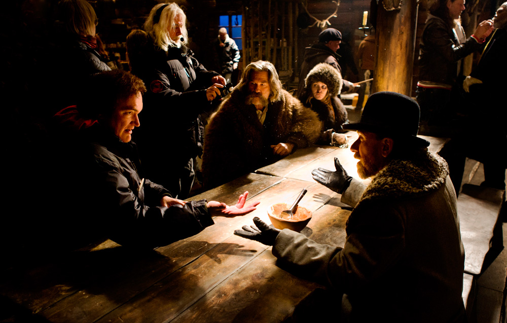 Behind the scenes of The Hateful Eight.