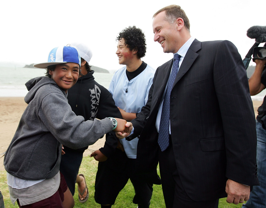 At Te Tii Marae in Waitangi, 2008.