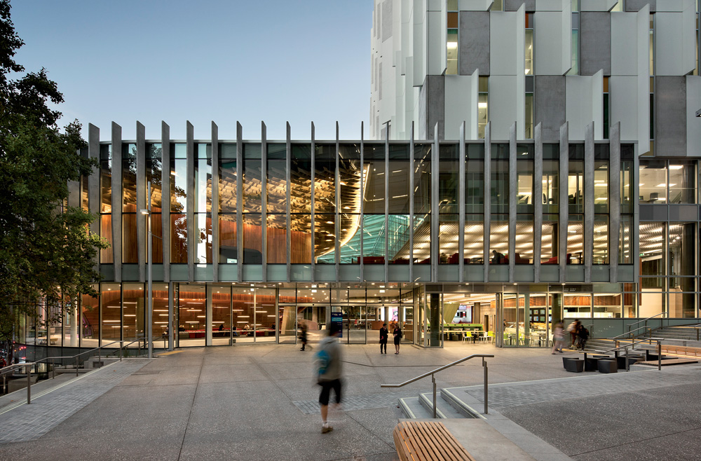 AUT's Governor Fitzroy Plaza