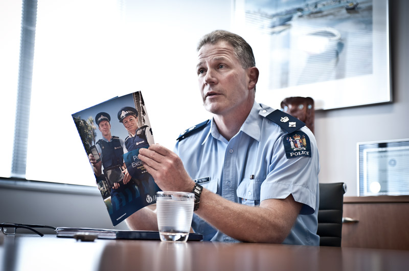Waitakere police superintendent Bill Searle.
