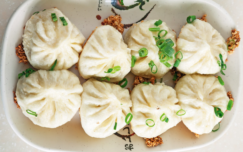 Dumplings at Jolin Shanghai restaurnant, Auckland