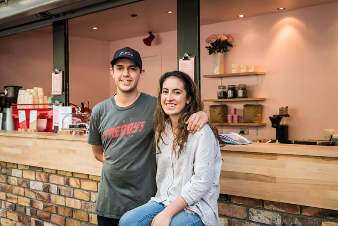 Freaky is a minimal new cafe in central Auckland