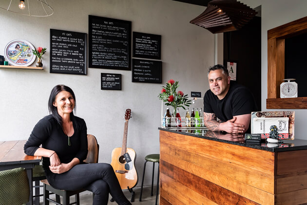 Jarrad and Belinda McKay of Puha & Pakeha. Photo: Rebekah Robinson