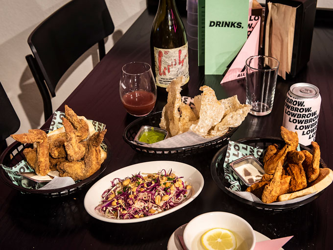 Lowbrow, by the owners of Culprit, serves up deep fried delicious junk food