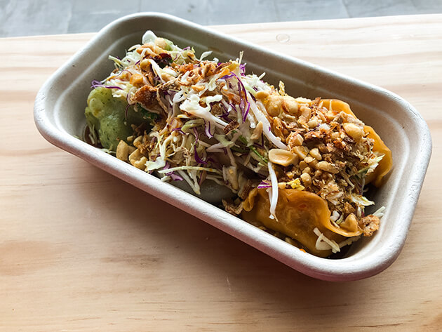 Dumplings & slaw.