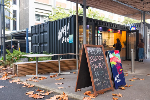 Budgie Meals for $6.50 at Auckland Uni. Photo: Supplied
