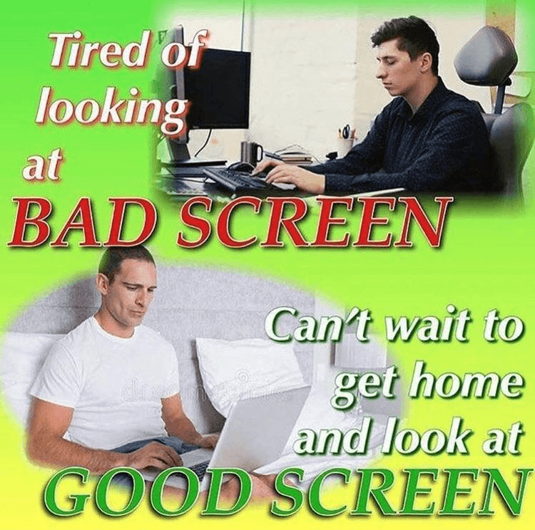 Now there is only bad screen.