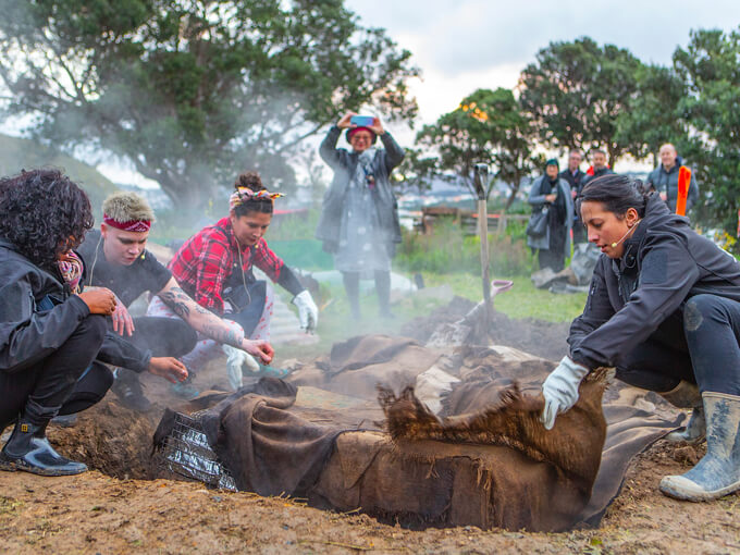 A Hiakai hangi with Monique Fiso, New Zealand's most important chef