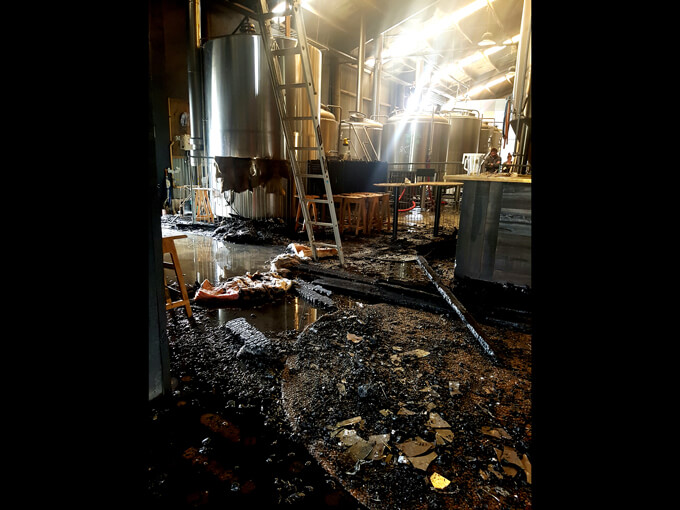 Fire-damaged Sawmill Brewery wins Sustainability Award