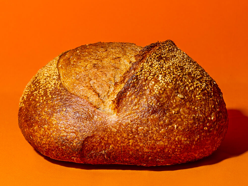 Daily Bread's Pioneer sourdough loaf. Photo: Angie Humphreys