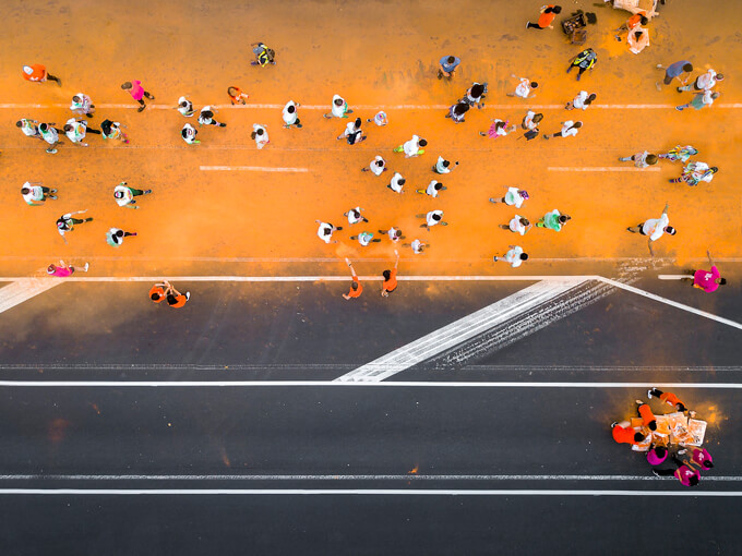 WATCH: Award-winning photographer Petra Leary captures a bird's eye view of Auckland