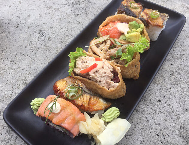 AB is a big fan of the sushi at &SUSHI.