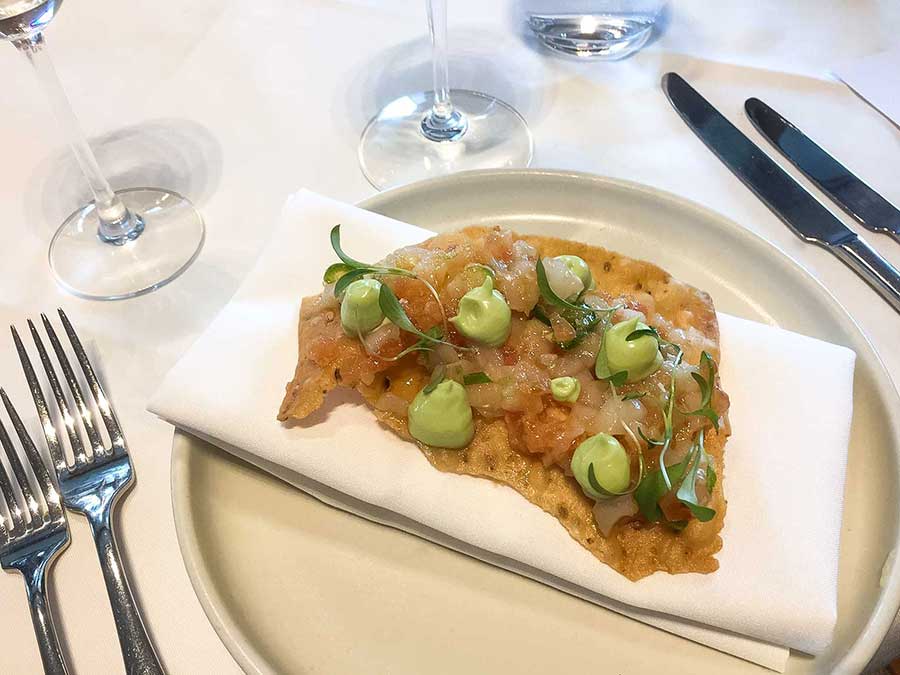Raw Scallop Tartare from Euro