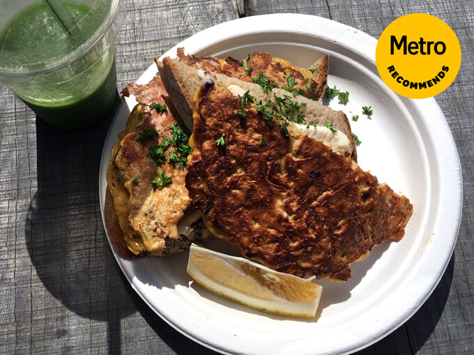 Metro Recommends: The mussel fritters from the Matakana Market