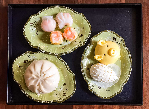 Buns, buns and more buns at Panda Town. Photo: Alex Blackwood