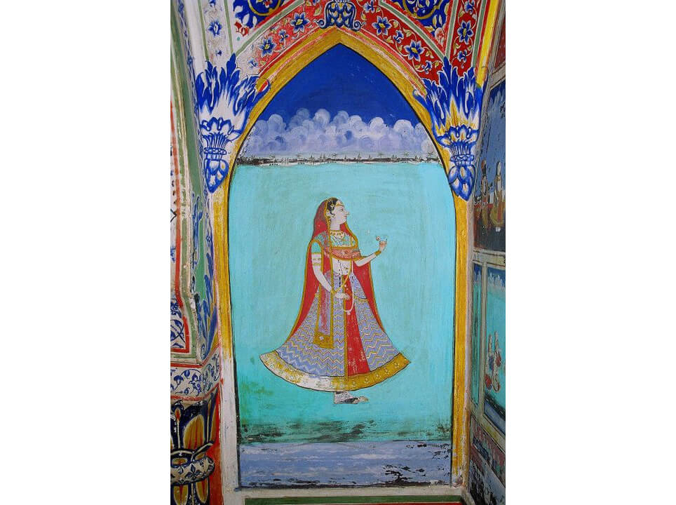 A Muslim miniature silk painting. Photo: Sue Lees