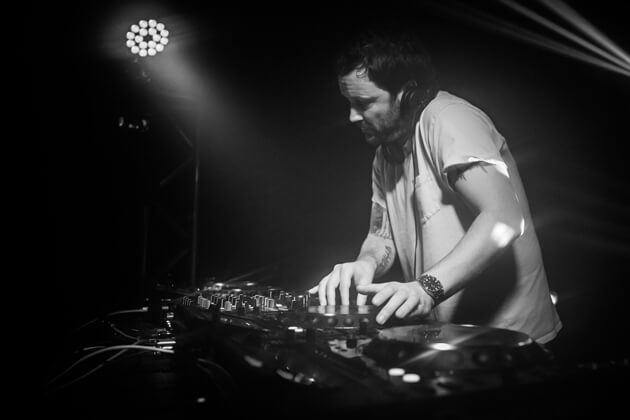 Matt Harvey on the decks. Photo: Bevan Treibels
