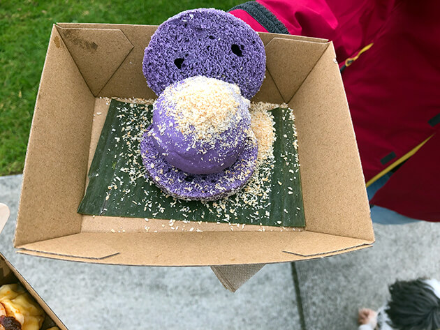 Ube pandesal from Hapunan.