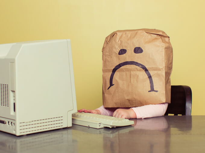 Artistic interpretation of a Facebook user circa 2014. Photo: Getty
