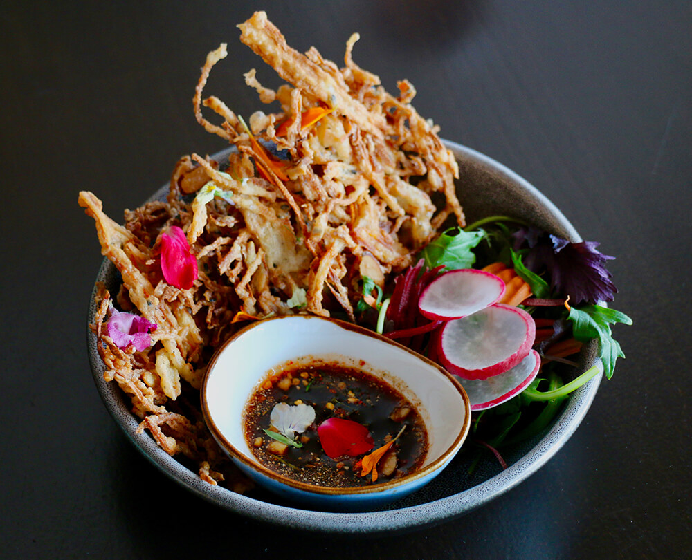 Crispy sliced daikon. Photo: Supplied