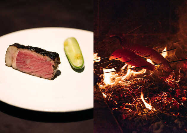 Dishes served up at Pasture. Photo: Josh Griggs