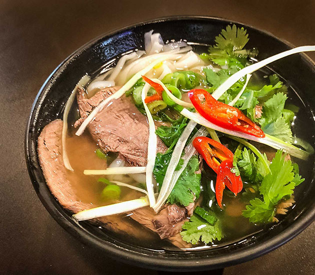 A warm and tasty bowl of pho. Photo: Alex Blackwood